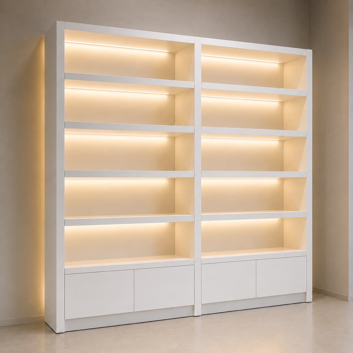 Estante Expositora com LED