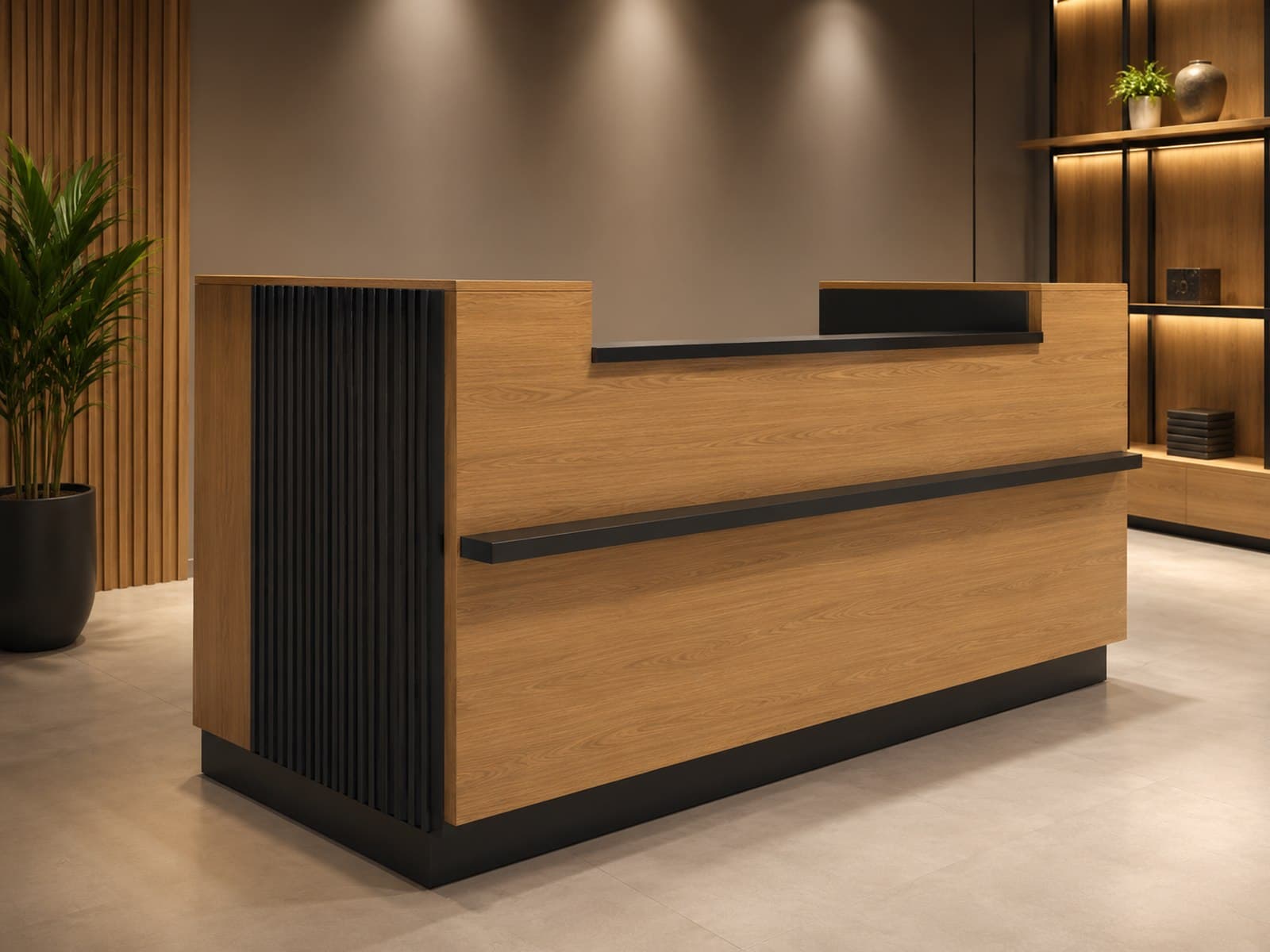 Caixa e Balcão de Atendimento em MDF